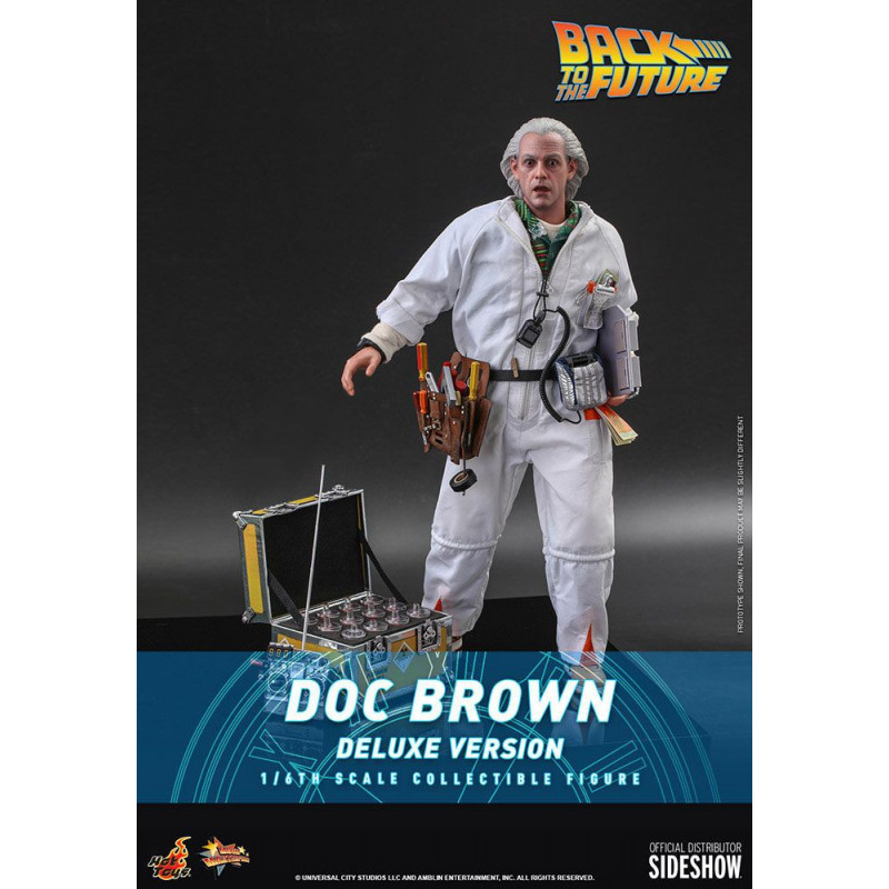 Regreso al futuro Figura Movie Masterpiece 1/6 Doc Brown (Deluxe Version).