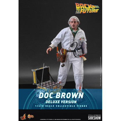 Regreso al futuro Figura Movie Masterpiece 1/6 Doc Brown (Deluxe Version).