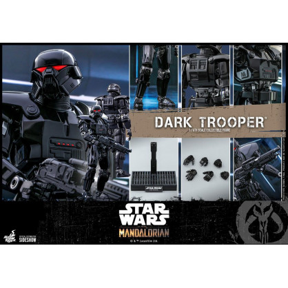 Star Wars El Mandaloriano Figura 1/6 Dark Trooper.